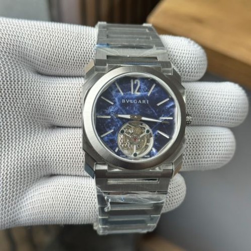 Bvlgari Octo Finissimo Tourbillon Blue Dial