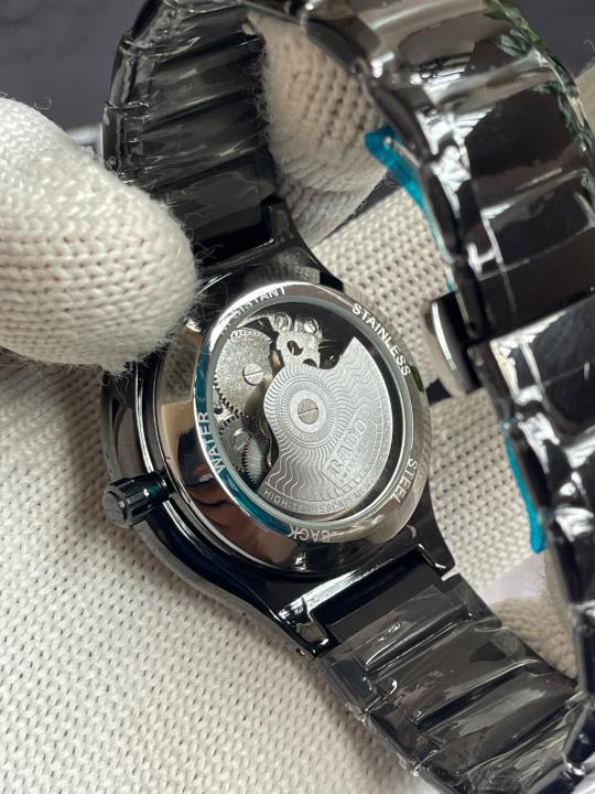 Alternative view of Rad0 Round Automatic Black Copper Dial AT445