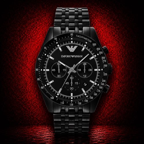 Authentic Grade Emporio Arman Stainless Steel Chronograoh Watch