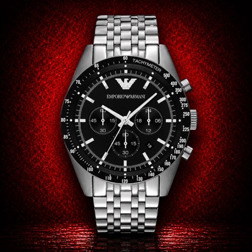 Authentic Grade Emporio Arman Stainless Steel Chronograoh Watch