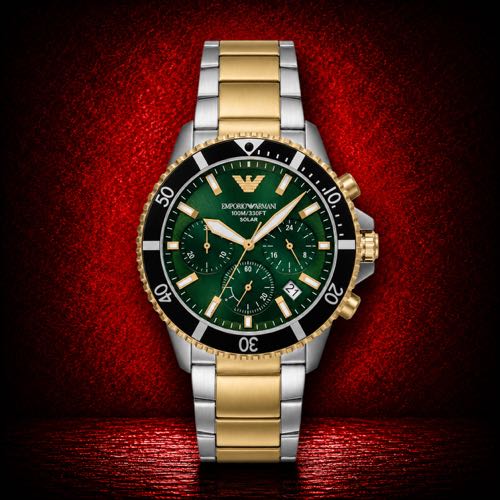 Authentic Grade Emporio Arman Stainless Steel Chronograoh Watch