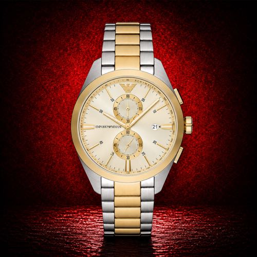 Authentic Grade Emporio Arman Stainless Steel Chronograoh Watch