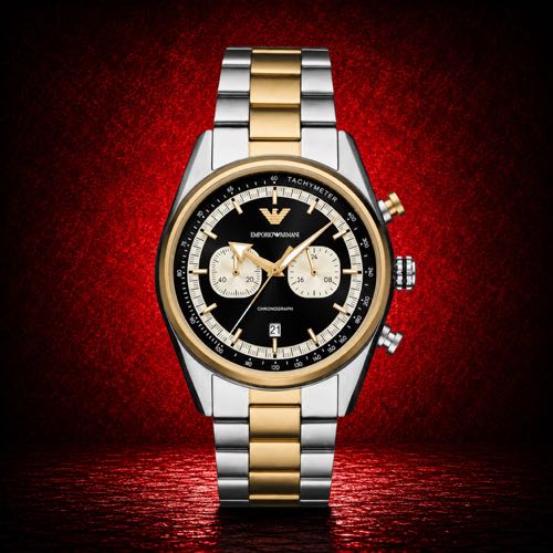 Authentic Grade Emporio Arman Stainless Steel Chronograoh Watch
