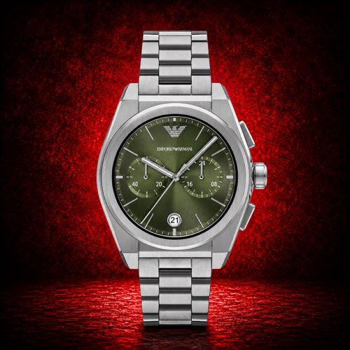 Authentic Grade Emporio Arman Stainless Steel Chronograoh Watch