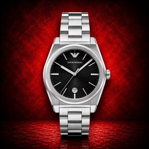 Authentic Grade Emporio Arman Stainless Steel Chronograoh Watch