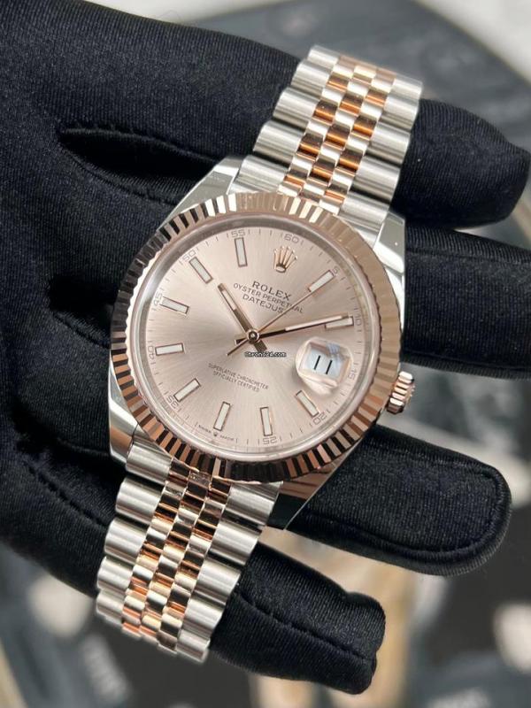 Role x Oyster perpetual Date just Automatic Copper 482