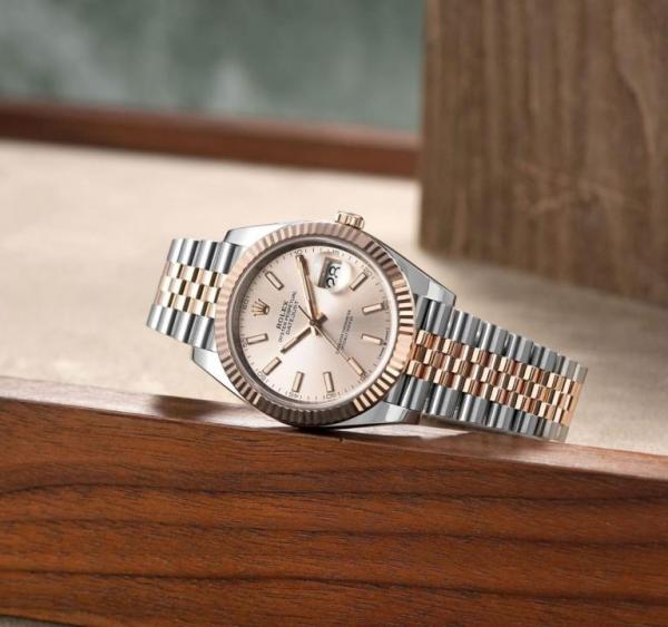 Rollex Oyster perpetual Date just Automatic Copper 482 - Image 2