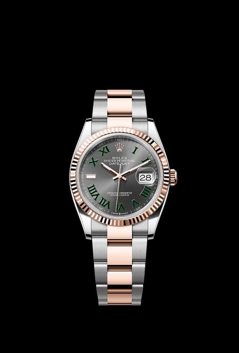 Role x Oyster perpetual Date just Automatic TT ROSE OYSTER 489