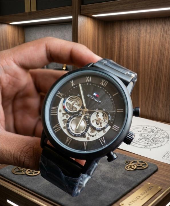 TOMMY HILFIGE R LEGEND SERIES CHRONOGRAPH SKELETON QUARTZ 120