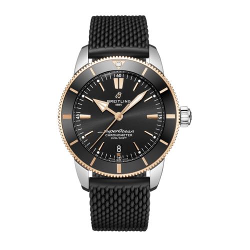 Breitling Super Ocean Black R G Silicon OPEN BACK