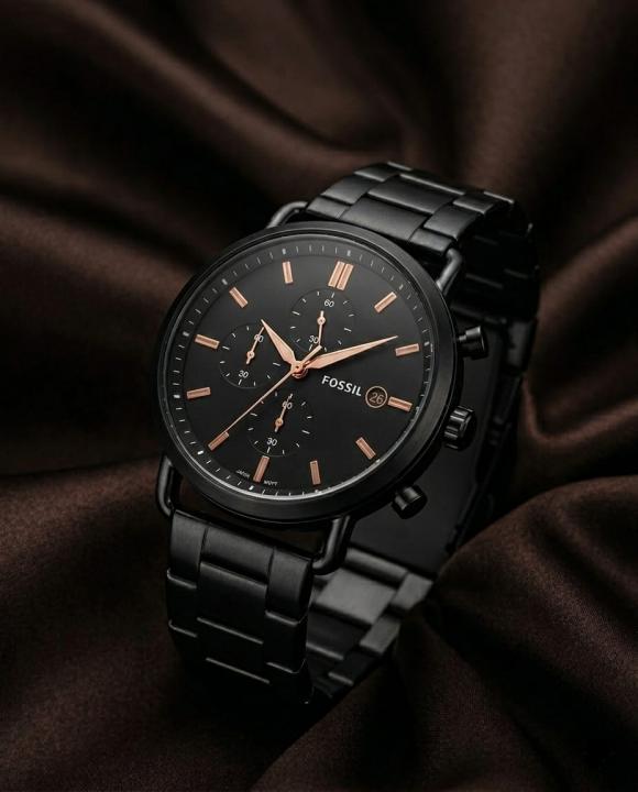 Alternative view of Fossi l Commuter Good Quality Black Copper