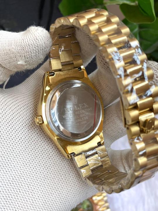 Alternative view of Role X DAYDATE GOLD GREEN DIAMOND DIAL 299