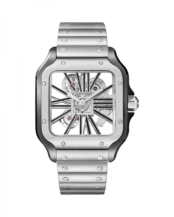 Cartie r Santos Skeleton Battery Silver-Black