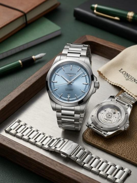 LONGINE S CONQUEST QUARTZ ANALOG WATCH HVY WC 1453