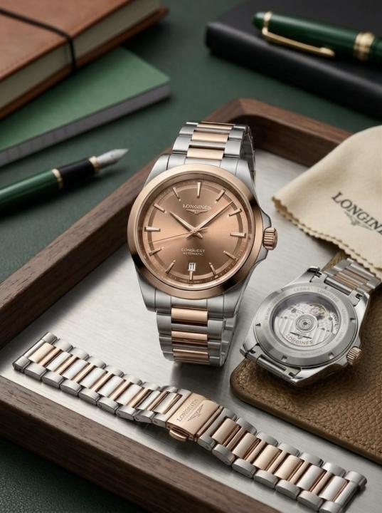 LONGINE S CONQUEST QUARTZ ANALOG WATCH HVY WC 1454