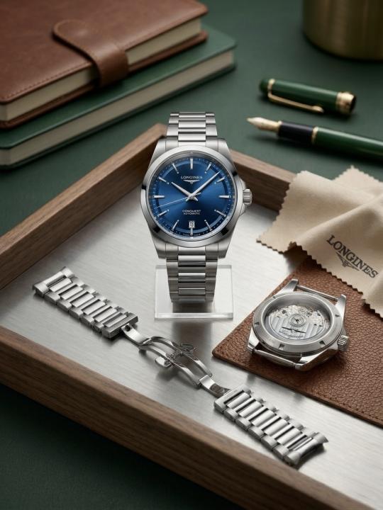 LONGINE S CONQUEST QUARTZ ANALOG WATCH HVY WC 1455