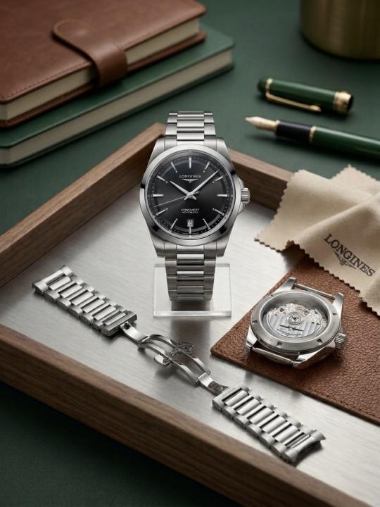 LONGINE S CONQUEST QUARTZ ANALOG WATCH HVY WC 1456