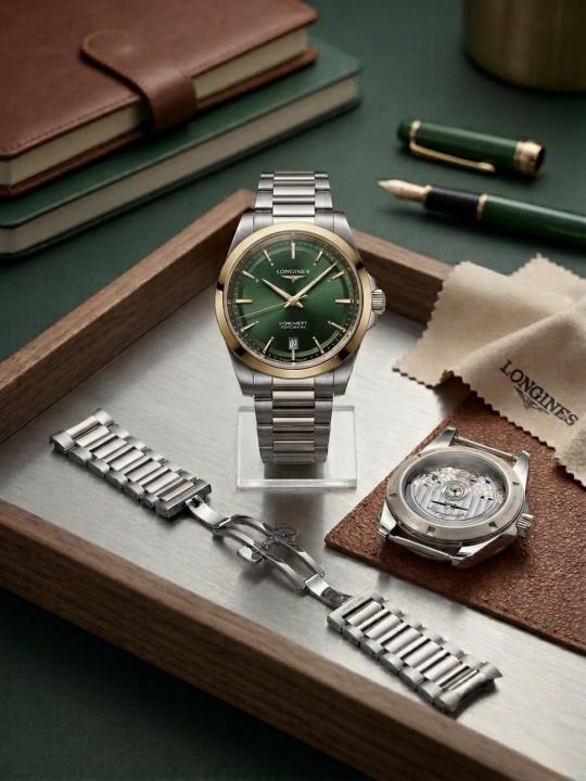 LONGINE S CONQUEST QUARTZ ANALOG WATCH HVY WC 1457