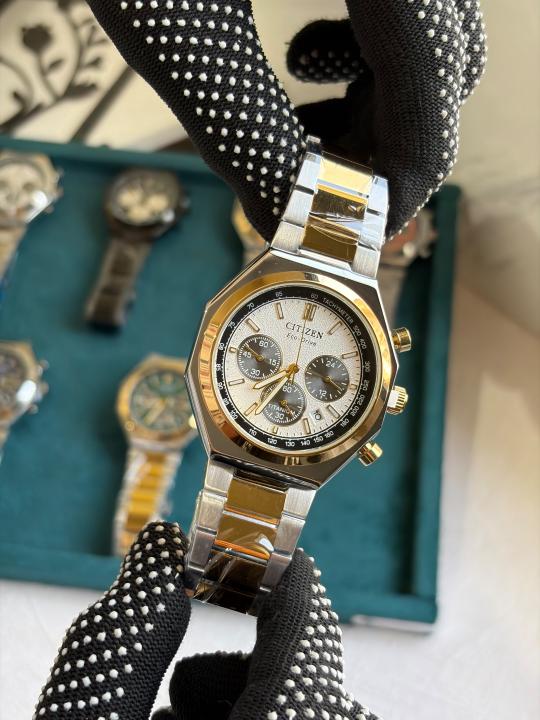 CITIZE N ECODRIVE ZENSHIN TWO TONE WHITE 434 - Image 2