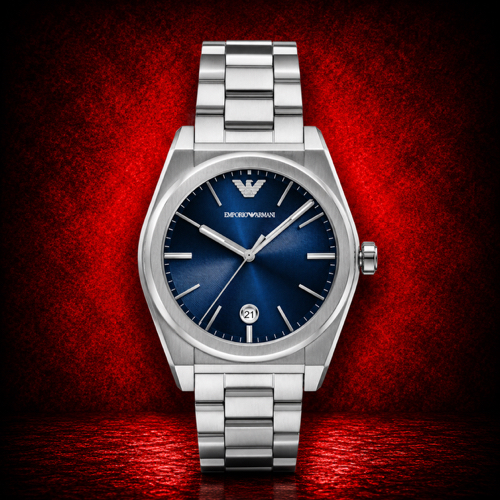Authentic Grade Emporio Arman Stainless Steel Chronograoh Watch