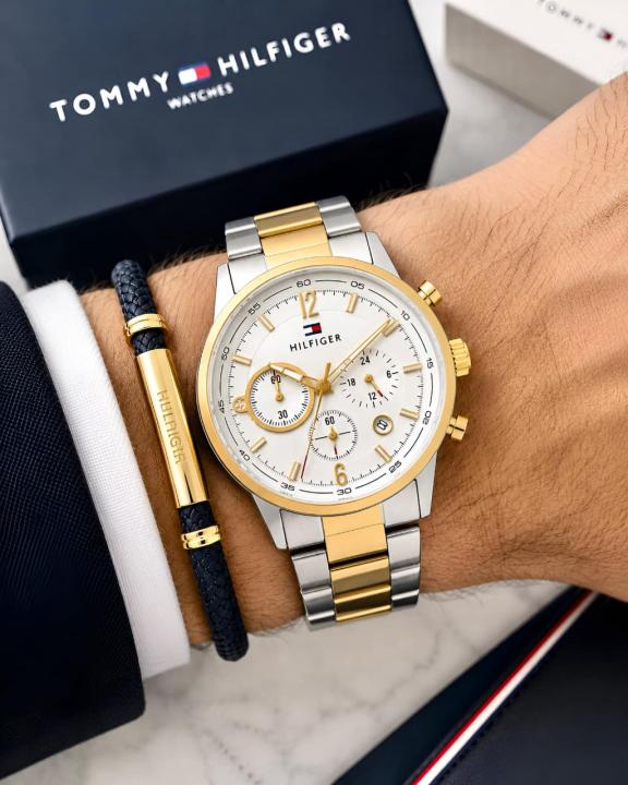 TOMMY HILFIGAR EVAN CHRONOGRAPH STORE ARTICLE 593 - Image 3