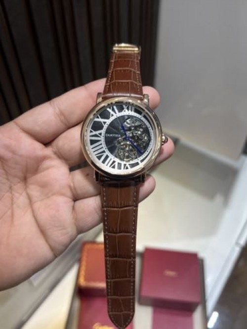 CARTIER AUTOMATIC LEATHER BELT