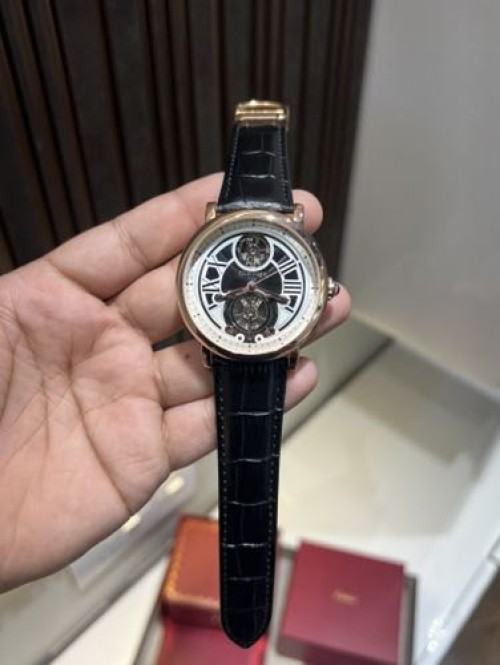 CARTIER AUTOMATIC LEATHER BELT