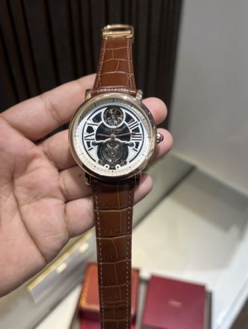 CARTIER AUTOMATIC LEATHER BELT