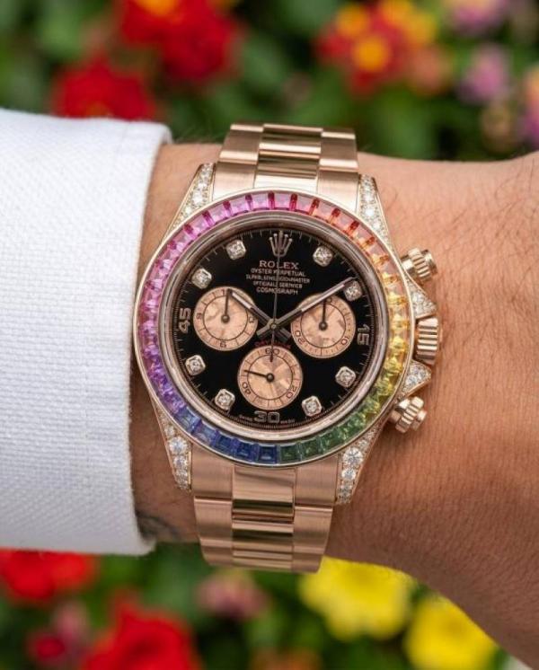 ROLE X RAINBOW CHRONOGRAPH WORKING ROSE 293