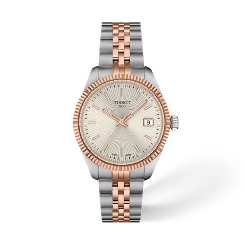 Tissot Ballade 34mm Silver Rose Gold Authentic Store Quality