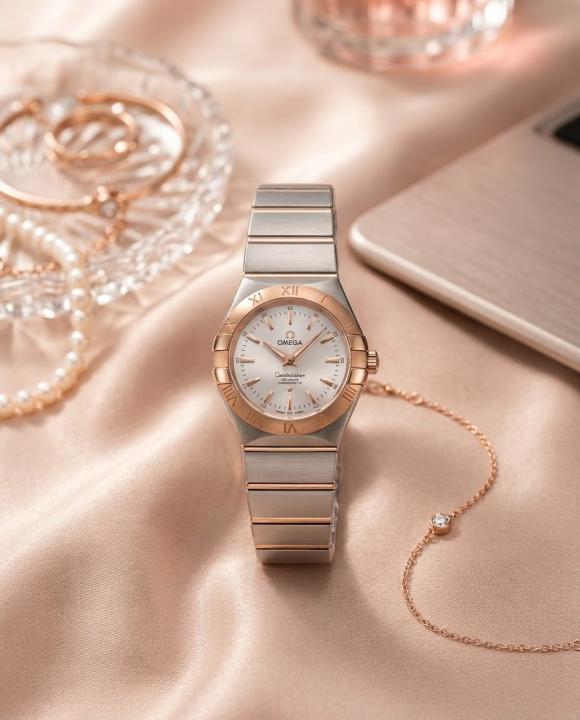 Omeg a Constellation Sedna 2Ton-Copper-Grey Womens