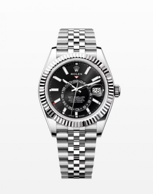 ROLEX SKY DWELLER SILVER BLUE