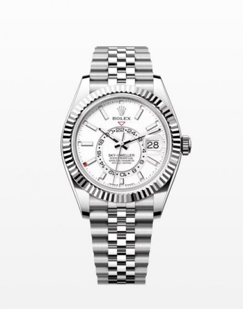 ROLEX SKY DWELLER SILVER BLUE