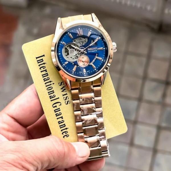 Seiko Automatic Rose Blue