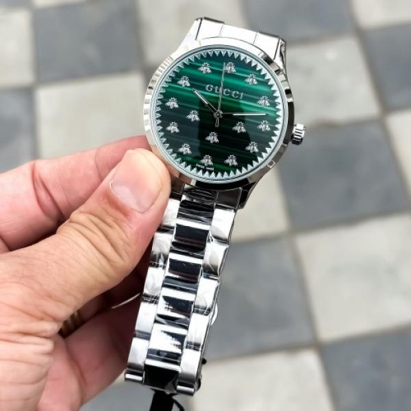 Alternative view of Gucc i Silver Green