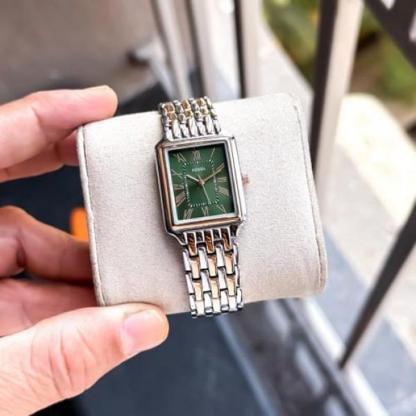 Alternative view of Fosssi l Two Tone Green Dial