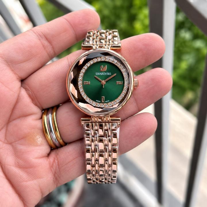 Alternative view of Swarovssk i Copper Green