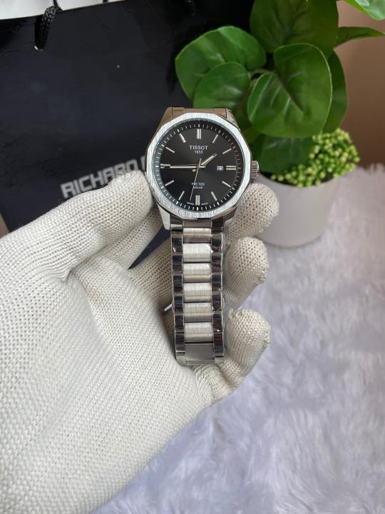 Alternative view of TISSSOT PRC 100 SILVER BLACK AT431