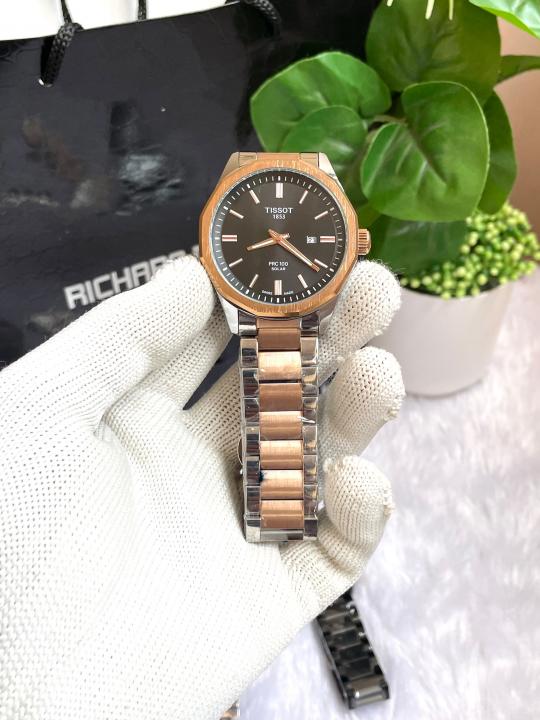 TISSSOT PRC 100 TWOTONE BLACK AT431