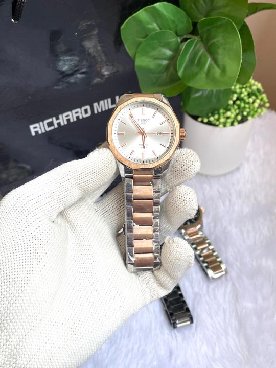 Alternative view of TISSSOT PRC 100 TWOTONE WHITE AT431
