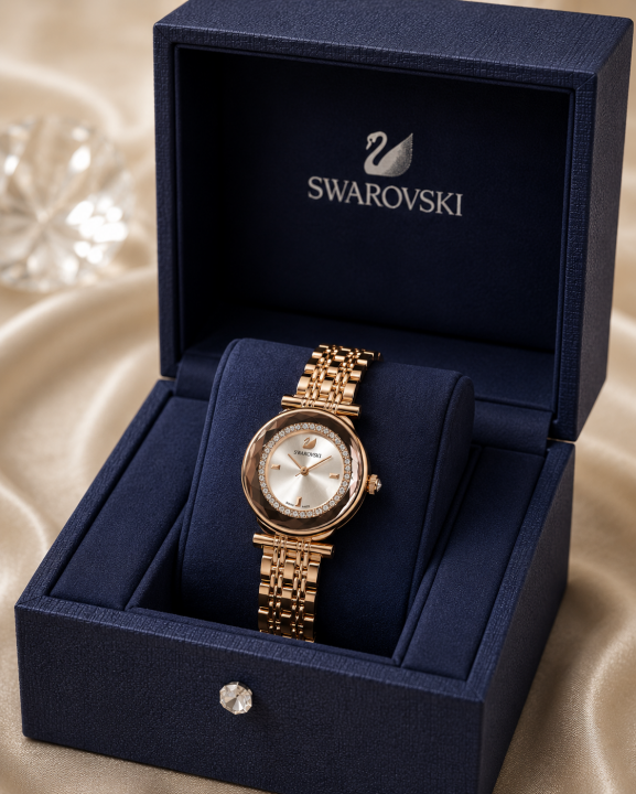 SWAROVSK CRYSTAL LAKE 32MM ROSE ROSE 696
