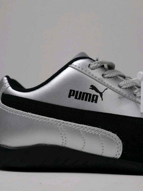 Pumaa SpeedCat Metallic Silver Black 1225 - Image 3
