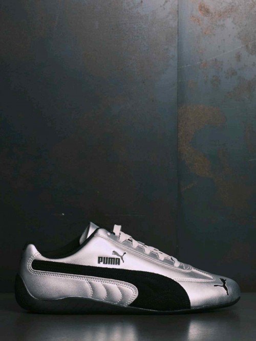 Pumaa SpeedCat Metallic Silver Black 1225 - Image 2