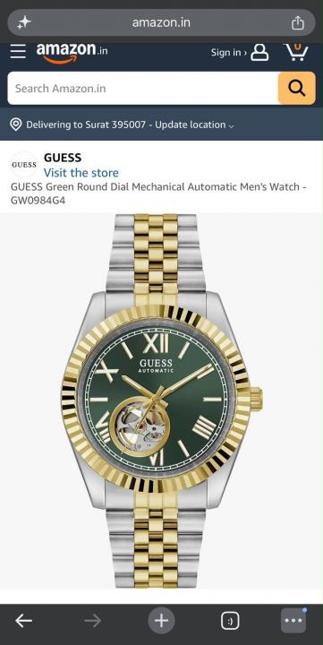 GUES AUTOMATIC WC 1737