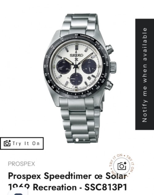 Seiko Prospex Prospex Speedtimer Panda Authentic Store Quality