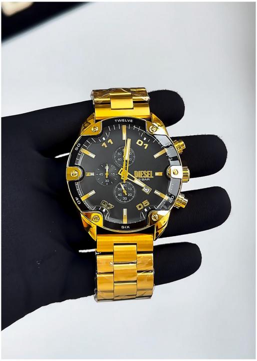 Diesee l Spiked Gold Black
