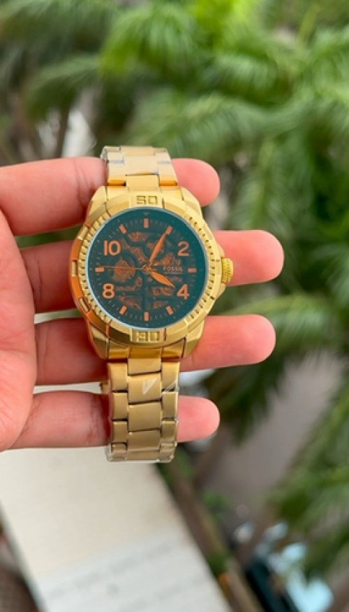 Fossil bronson me3218 automatic (gold)