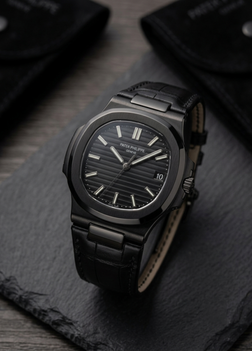 Alternative view of Pate  Philippe Nautilus Leather Strap WC 1822