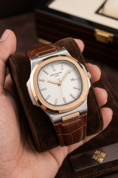 Pate  Philippe Nautilus - Leather Strap WC 1823