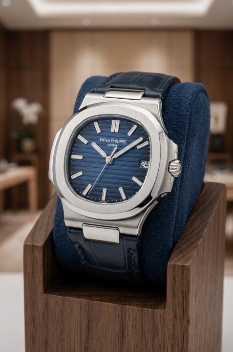 Alternative view of Pate  Philippe Nautilus - Leather Strap WC 1824